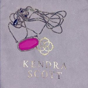 Pink Kendra Scott necklace